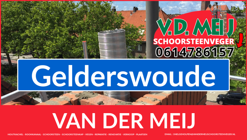 Van der Meij schoorsteen restauratie in Gelderswoude