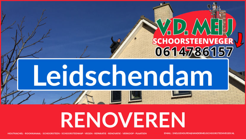 Tot ziens bij Van der Meij schoorsteenrenovatie Leidschendam