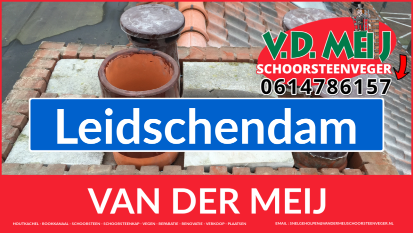 Van der Meij schoorsteen restauratie in Leidschendam