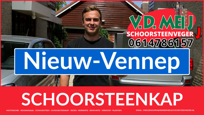 schoorsteenkap vervangen in Nieuw-Vennep