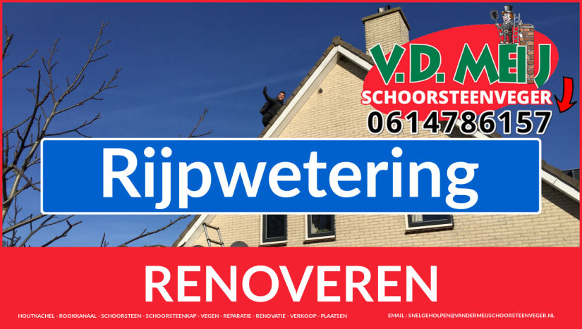 Tot ziens bij Van der Meij schoorsteenrenovatie Rijpwetering