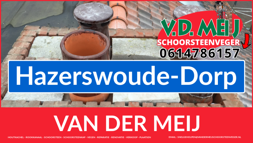 Van der Meij schoorsteen restauratie in Hazerswoude-Dorp