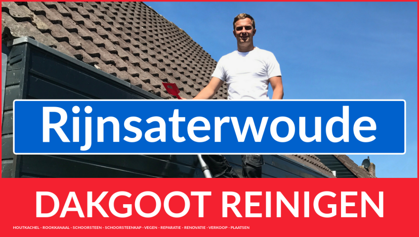 dakgoot vegen Rijnsaterwoude