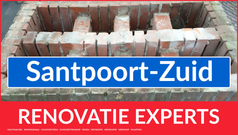 volledige schoorsteen restauratie in Santpoort-Zuid