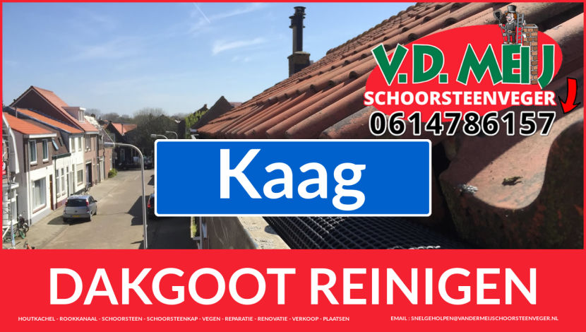 dakgoot schoonmaken Kaag