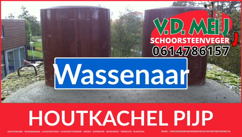 enkel-wandig rook-kanaal vervangen in Wassenaar