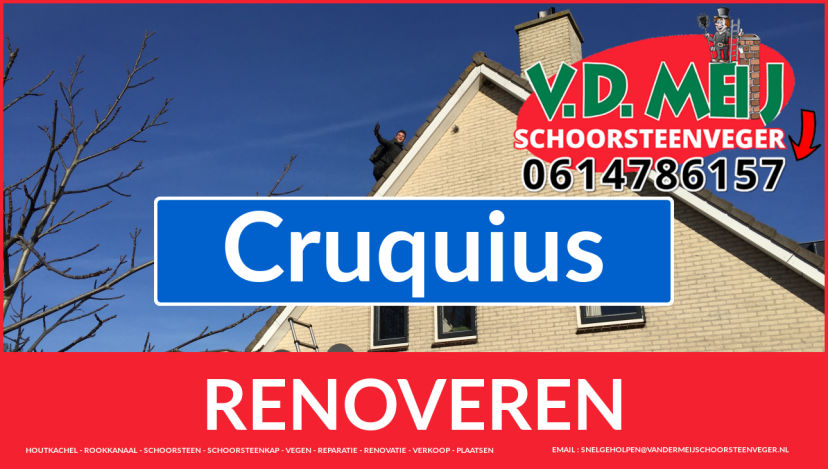 schoorsteen renovatie Cruquius Tot ziens bij Van der Meij schoorsteen restauratie Cruquius