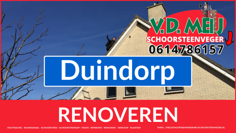 bedankt voor uw bezoek aan Van der Meij schoorsteen renovatie Duindorp