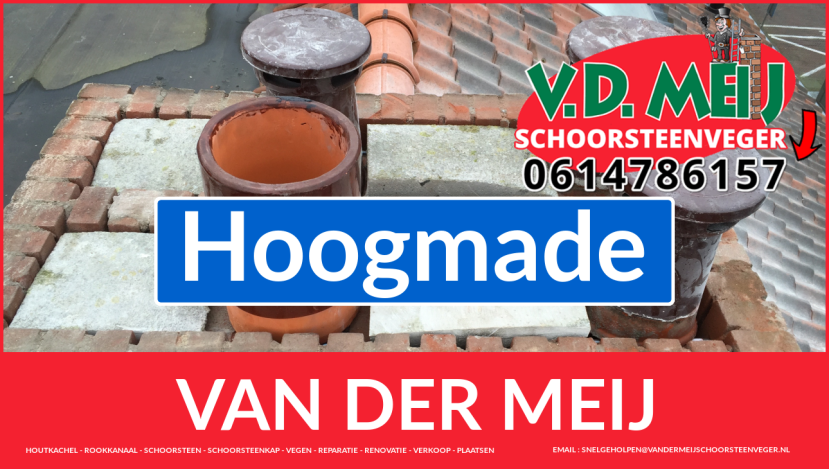 Van der Meij schoorsteenrenovatie in Hoogmade