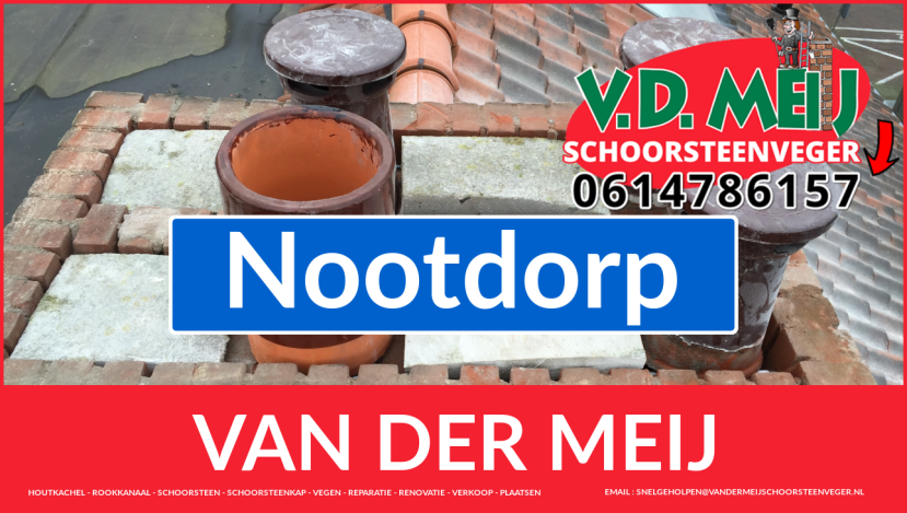 Van der Meij schoorsteen restauratie in Nootdorp