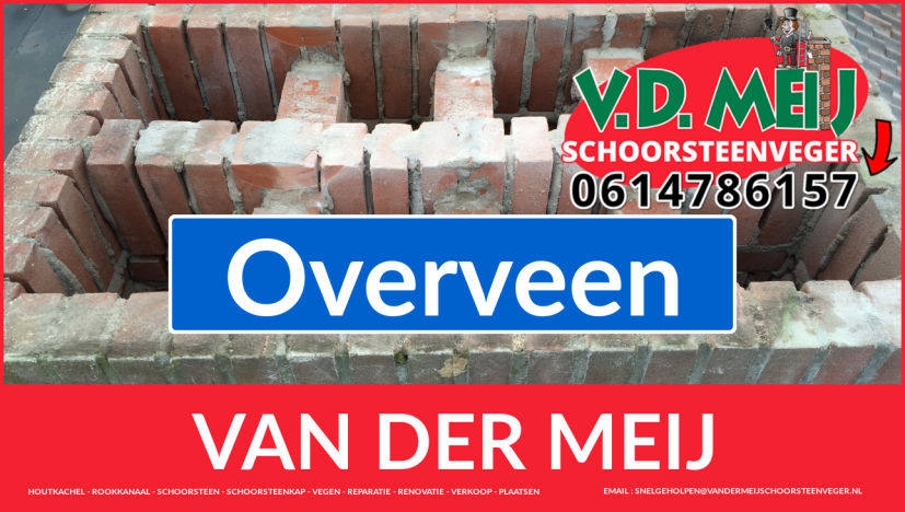 Van der Meij schoorsteen renovatie in Overveen