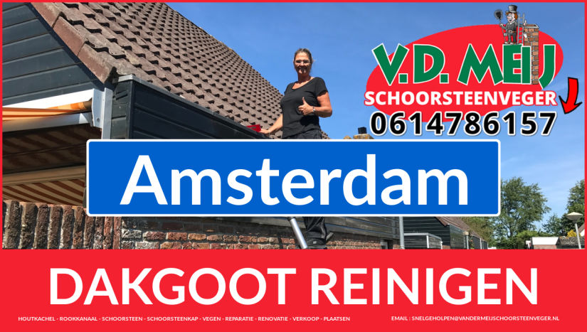 dakgoot reinigen Amsterdam