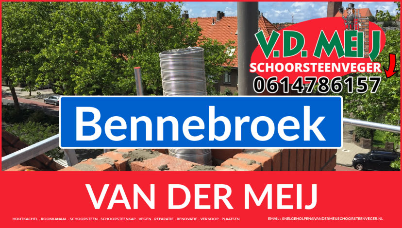 Van der Meij schoorsteen restauratie in Bennebroek