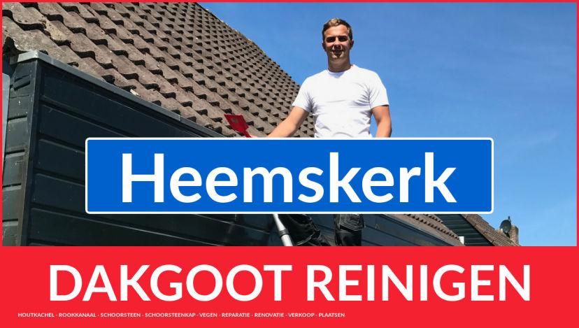 dakgoot reinigen Heemskerk