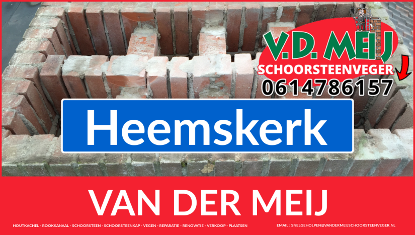 Van der Meij schoorsteenrenovatie in Heemskerk