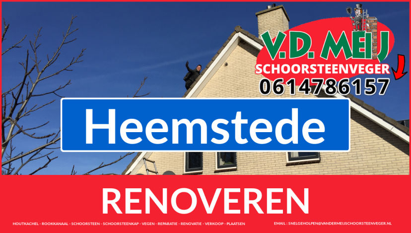 bedankt voor uw bezoek aan Van der Meij schoorsteenrenovatie Heemstede