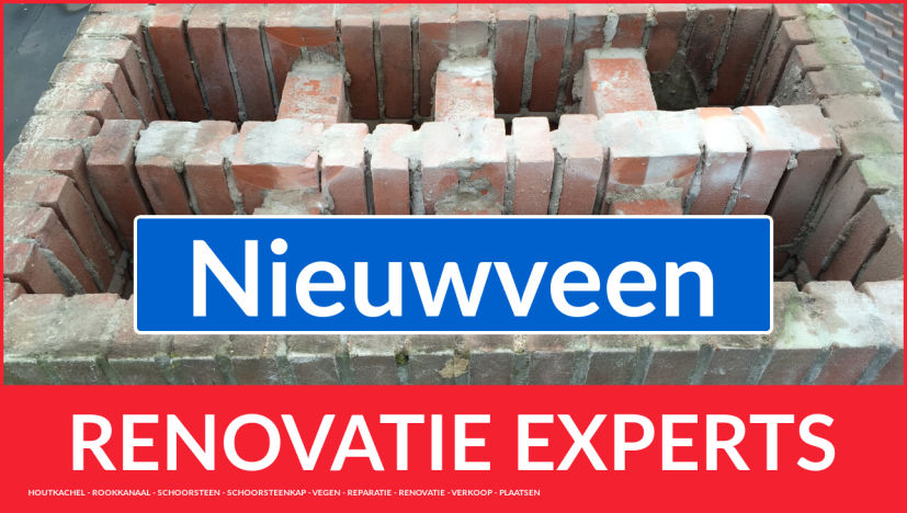 gehele schoorsteen renovatie in Nieuwveen