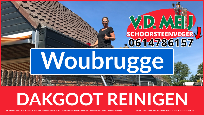 dakgoot schoonmaken Woubrugge