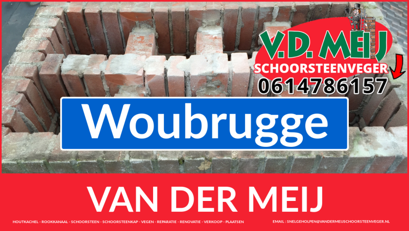 Van der Meij schoorsteenrenovatie in Woubrugge