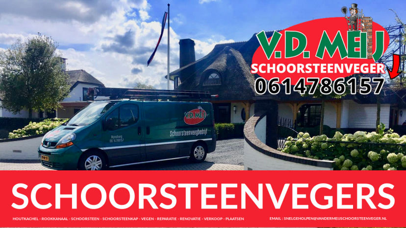 schoorsteen veger Bloemendaal dak en schoorsteen specialist Bloemendaal