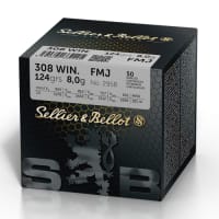 S&B 308 Win 124 FMJ  (50 pk.)