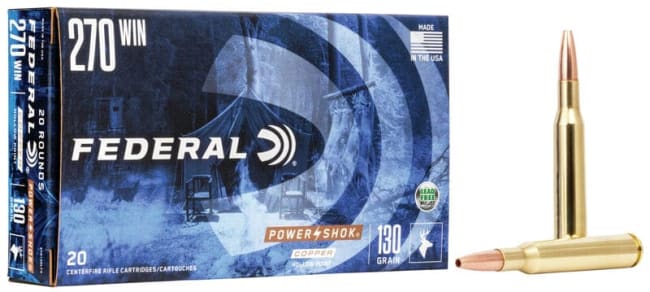 Power Shok Copper 270 WIN 130grs