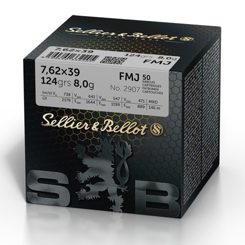 S&B 7,62x39 124 FMJ (50 pk.)