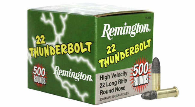 REM. THUNDERBOLT HV 22LR 40 LRN (500 pk.)
