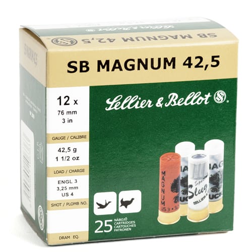 S&B SEMI MAGNUM 12-70-4 42,5G (25 pk.)