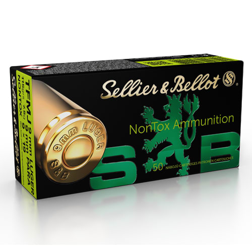 S&B 9mm Non Tox 115 TFMJ (50 pk.)