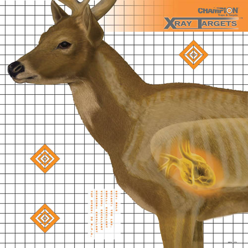 X-Ray Targets, Hjort (6 Pk)