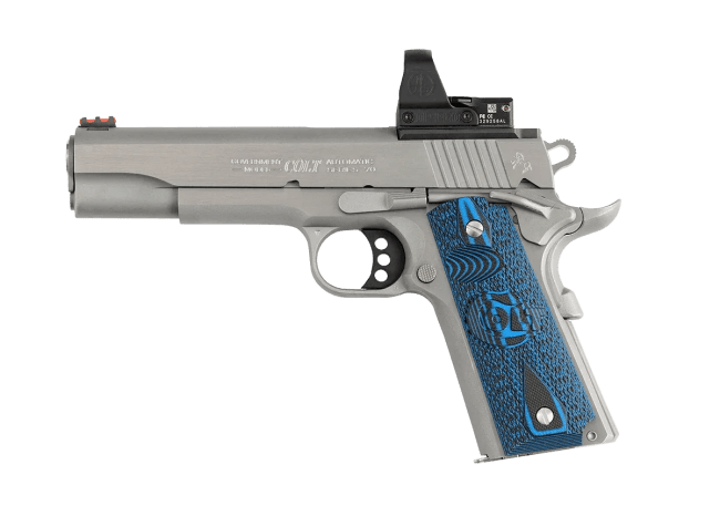 Colt 1911 Competition, OR, 5'' Stainless 9x19