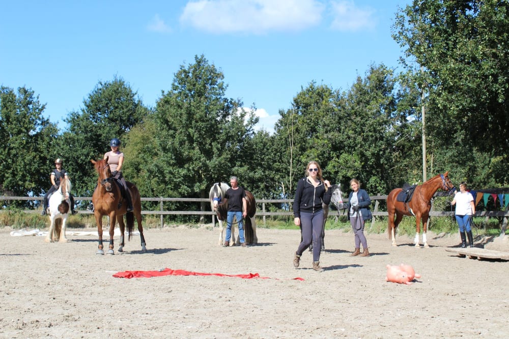 Tijdens een schriktraining
