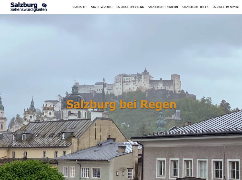 Salzburg bei Regen