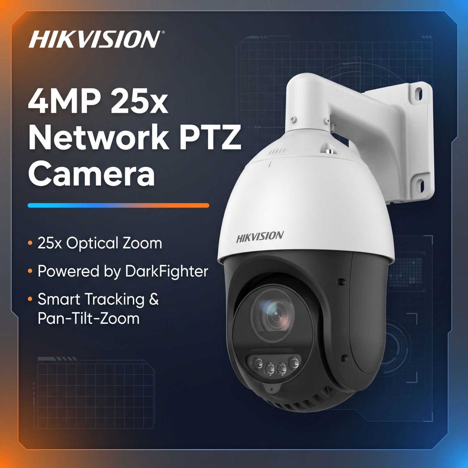 Hikvision 4MP 25x Network PTZ Camera
