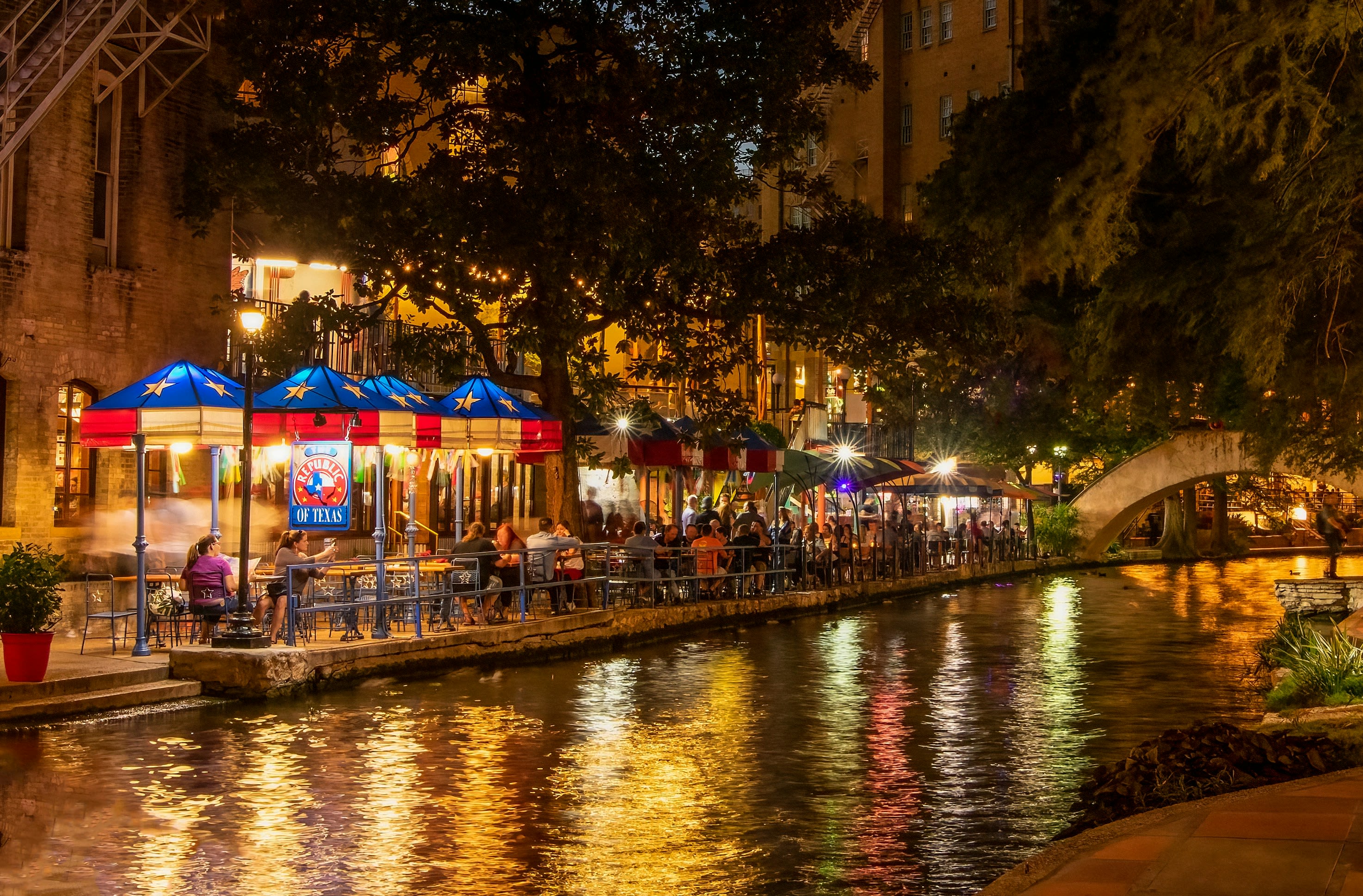 Riverwalk at Night