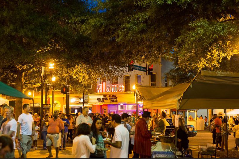 Downtown Newnan at Night
