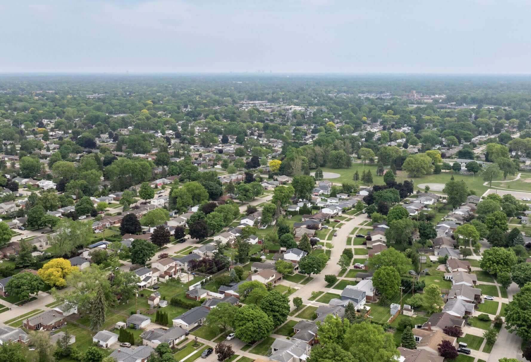 Aerial of Livonia, MI