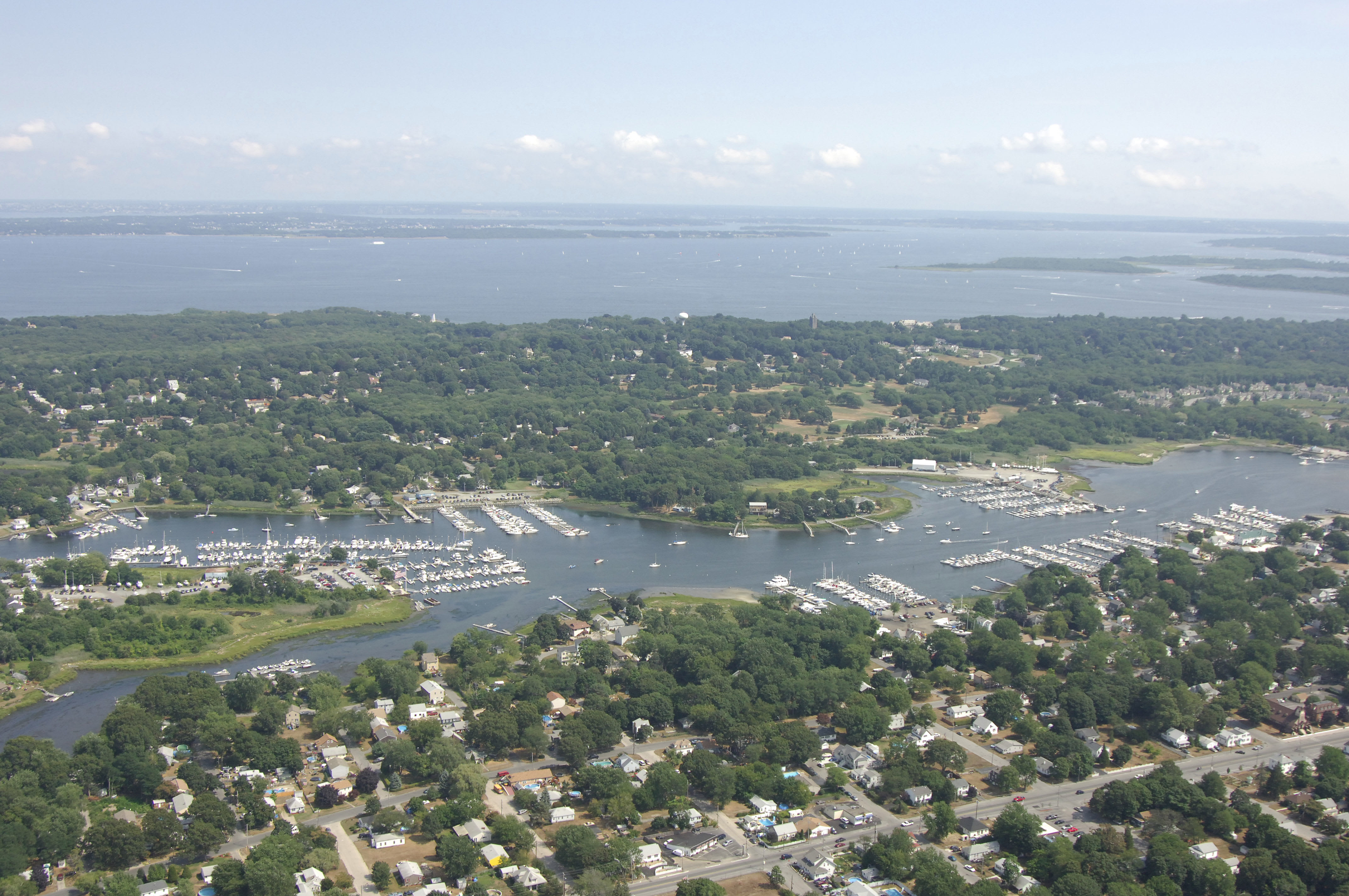 Warwick Harbor Aerial