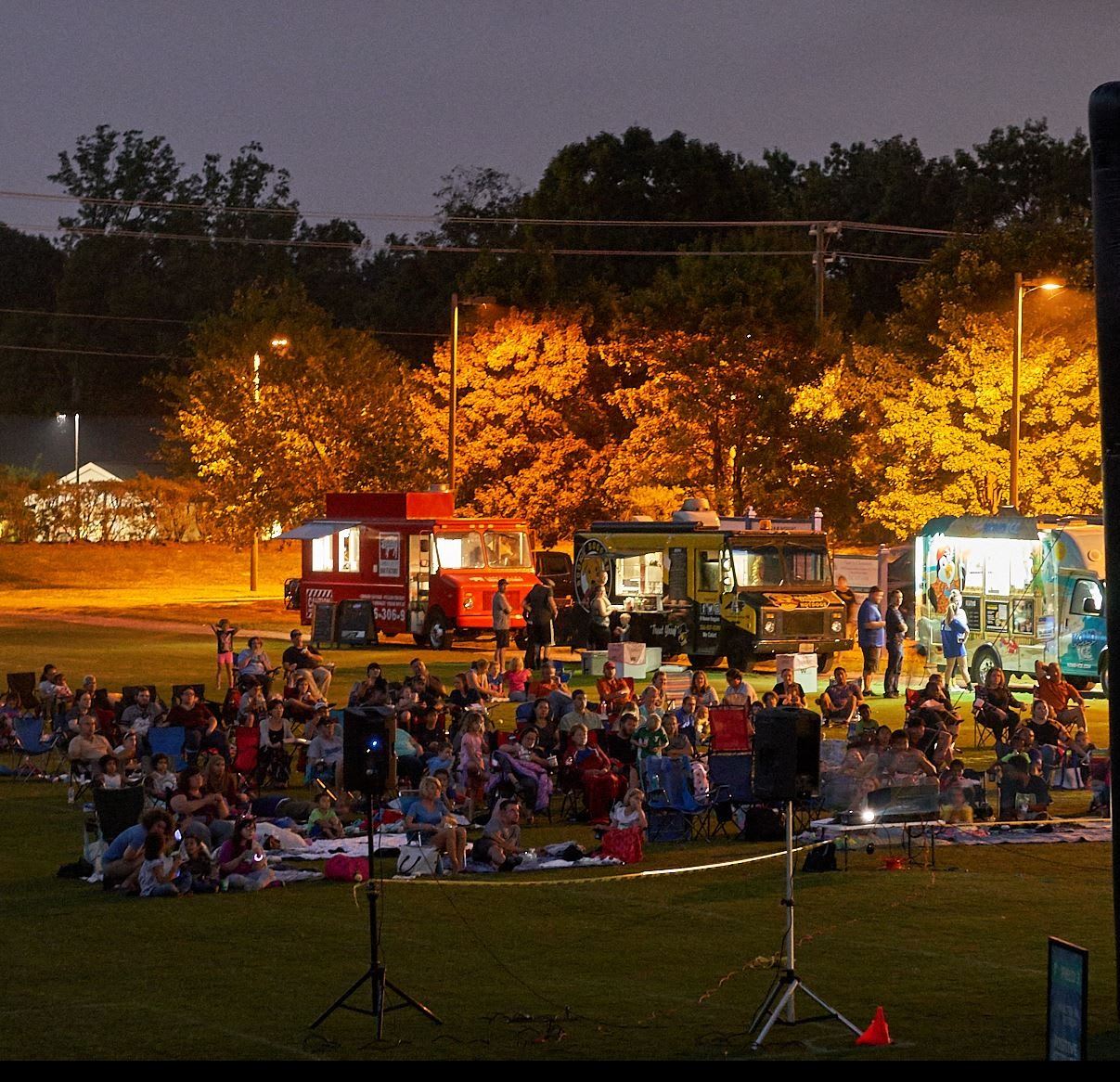 Movie Night in the Village of Clemmons, NC