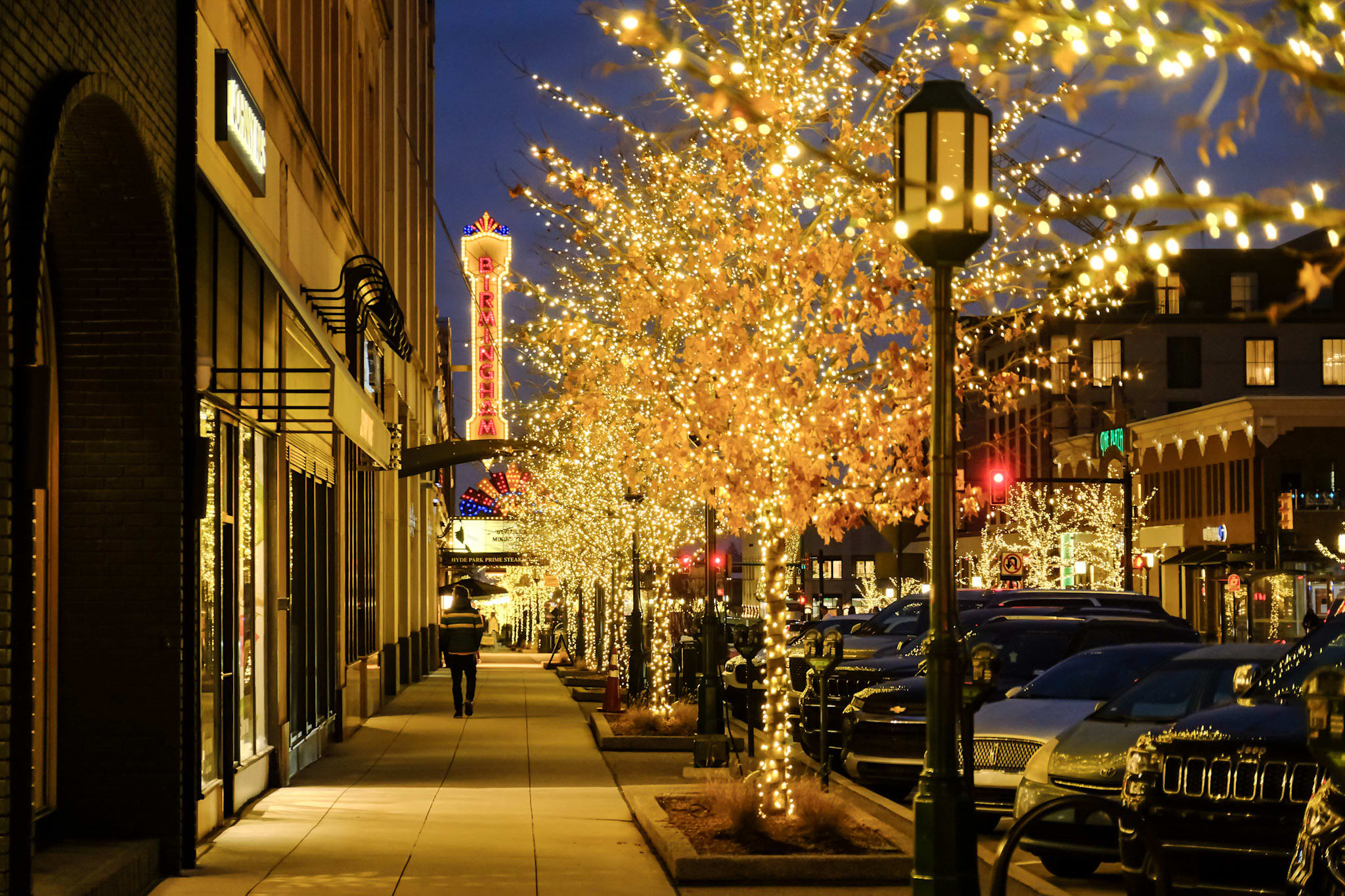 Downtown Birmingham in Winter