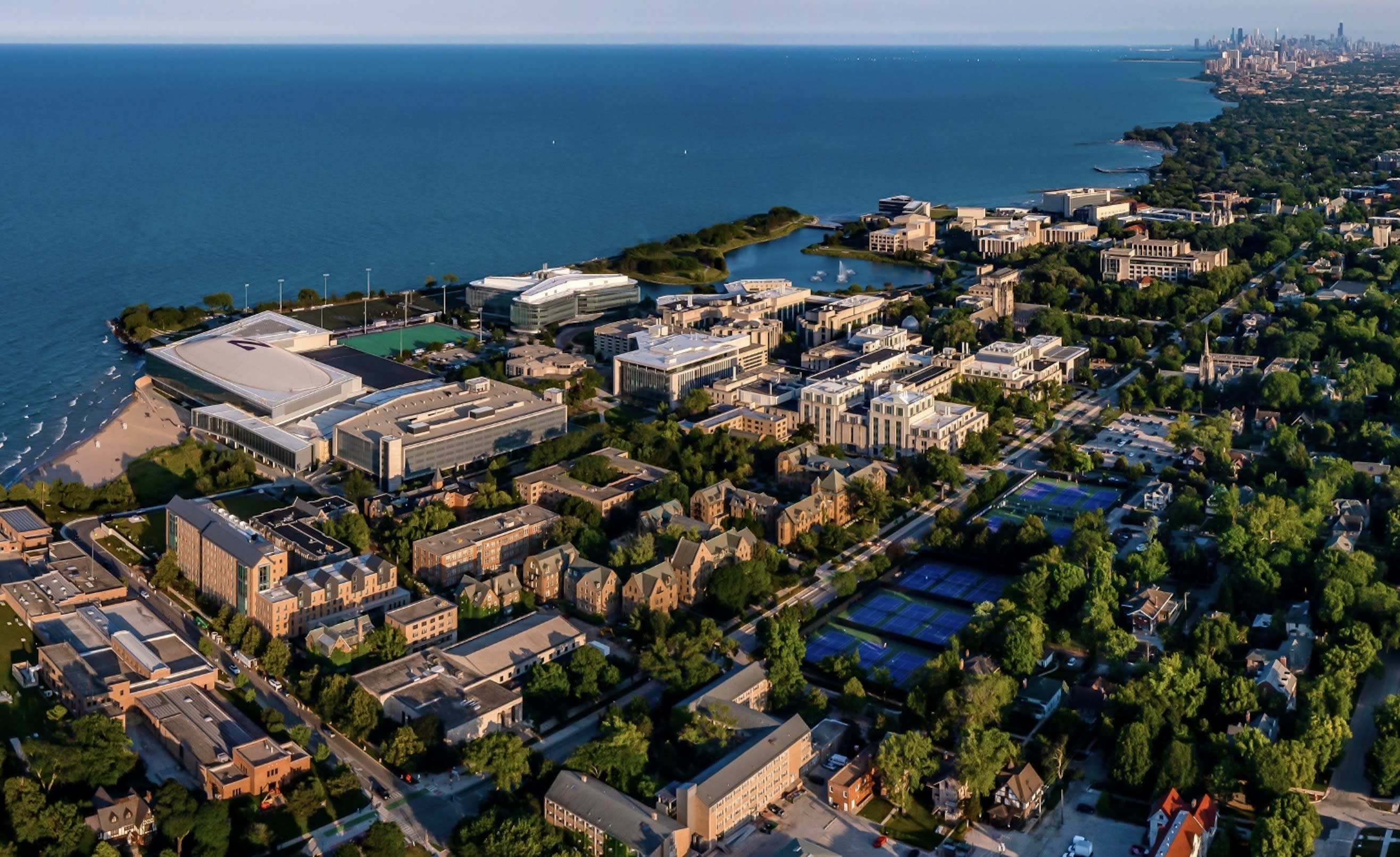 Aerial View of Evanston