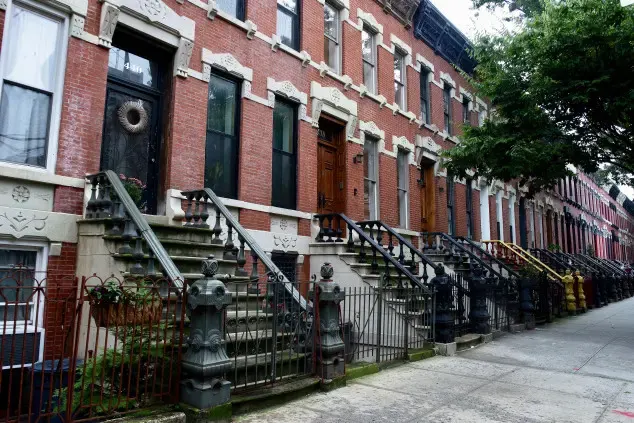 Rowhouses in Mott Haven East 