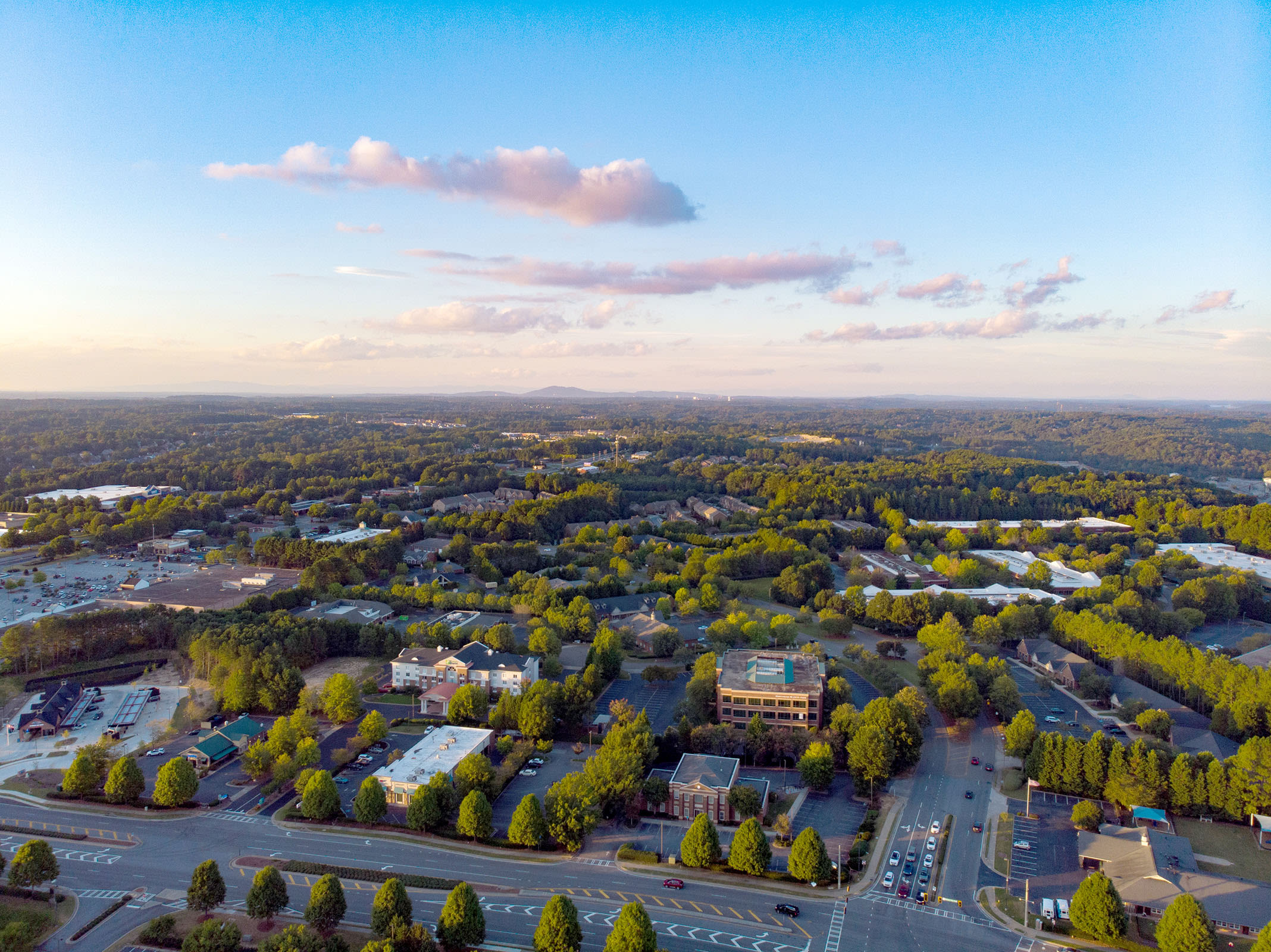 Aerial View of Johns Creek