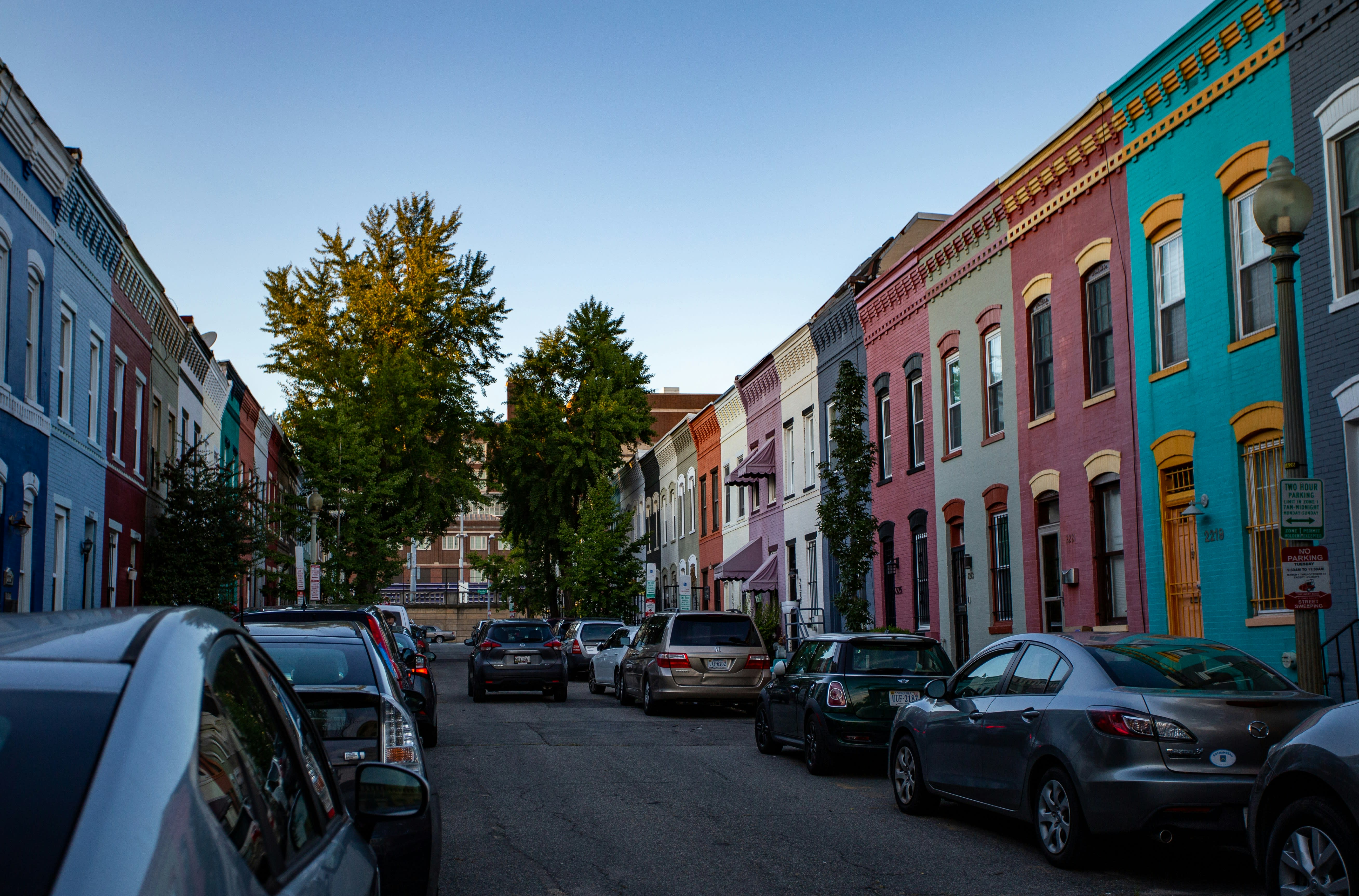 Colorful Row Houses