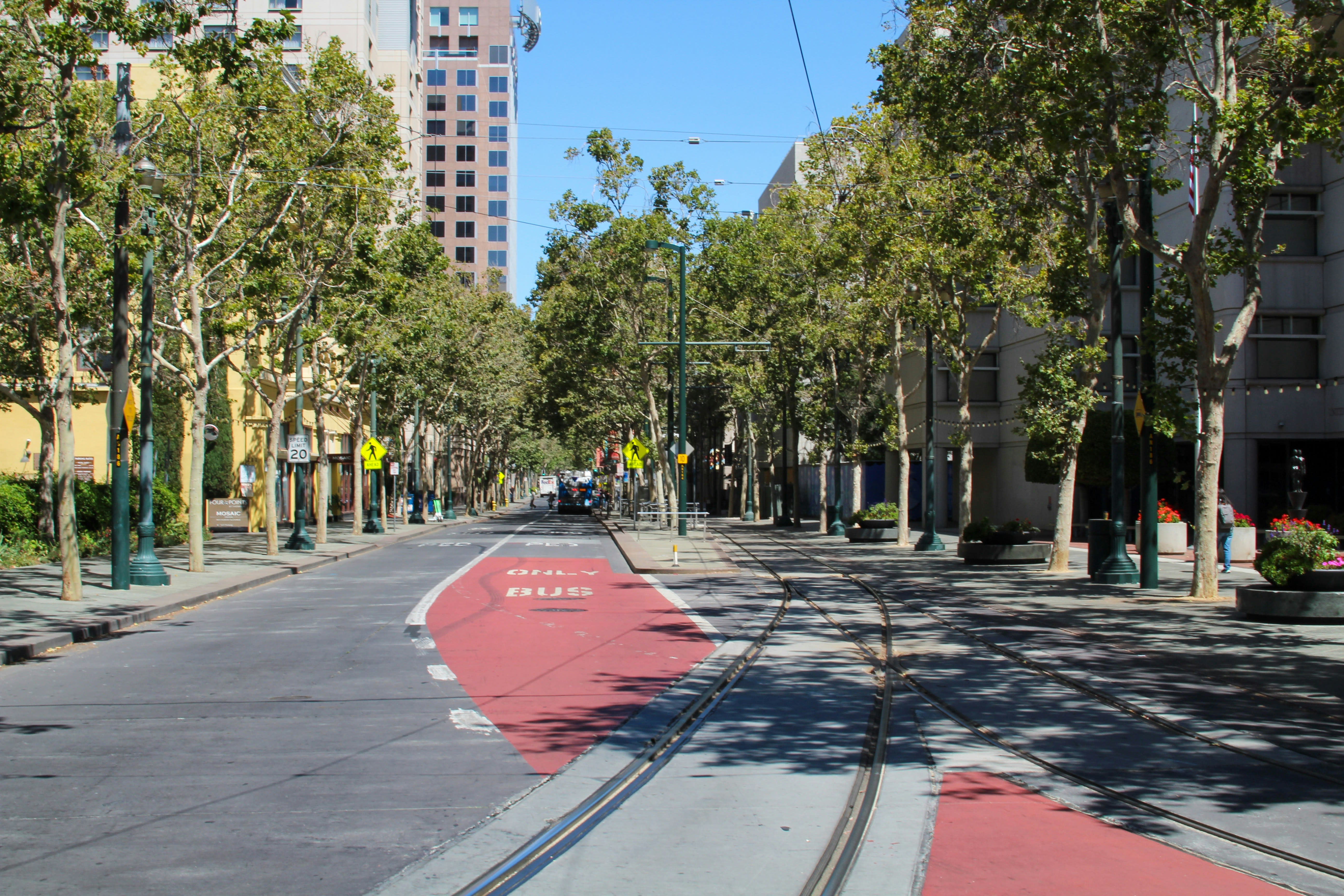 Downtown San Jose Trolly Line