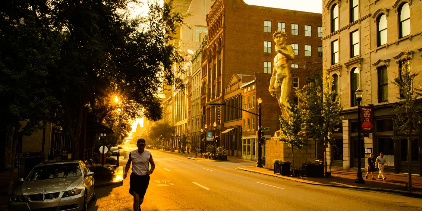 Sunrise Runner, Downtown Louisville
