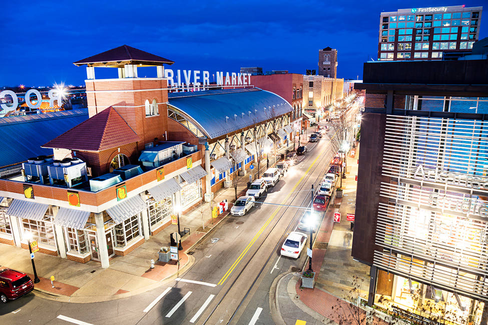 River Market Little Rock Downtown