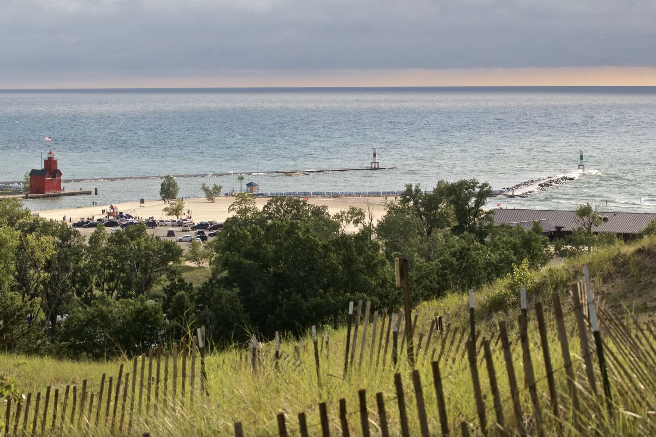 Beach View From Mt. Pisgah Dune Boardwalk