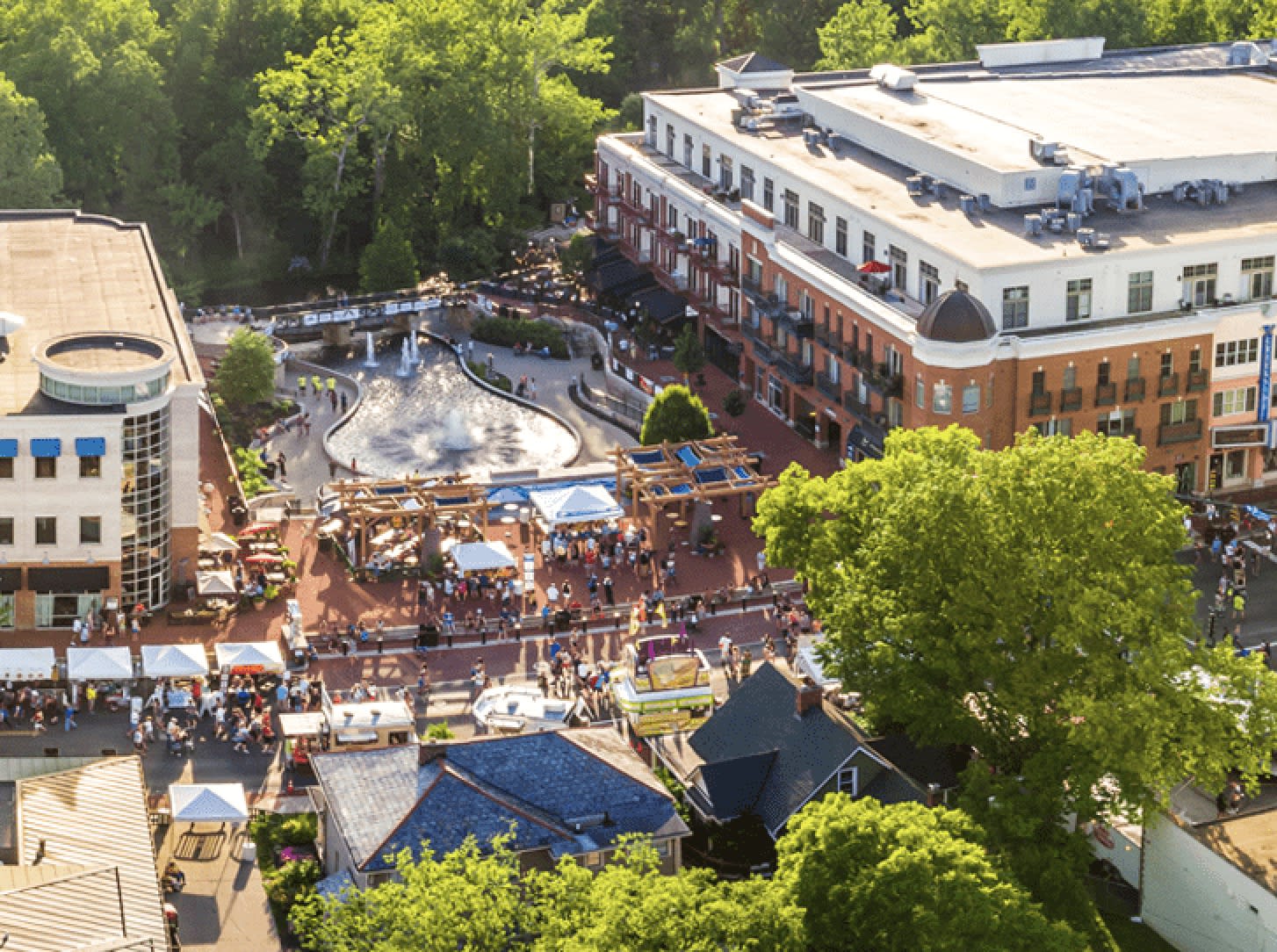 Aerial View of Creekside